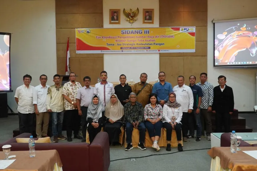 Sidang Ketiga TKPSDA WS Toba Asahan Bahas Isu Ketahanan Pangan