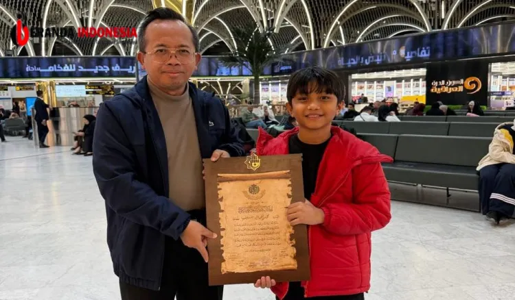 Qari Cilik NTB Muhammad Zian Fahrezi Juara I MTQ Internasional di Irak