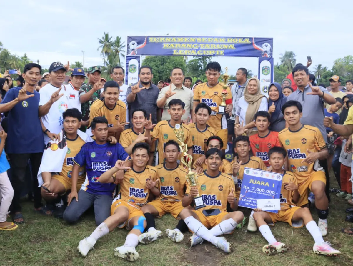Bupati Luwu Timur Tutup Lera Cup II dan Usulkan Jadi Agenda Tahunan