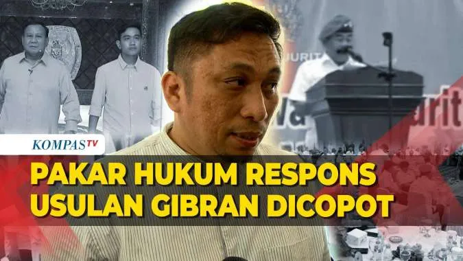 Pakar Hukum: Usulan Purnawirawan TNI untuk Copot Gibran Tidak Sesuai Undang-Undang