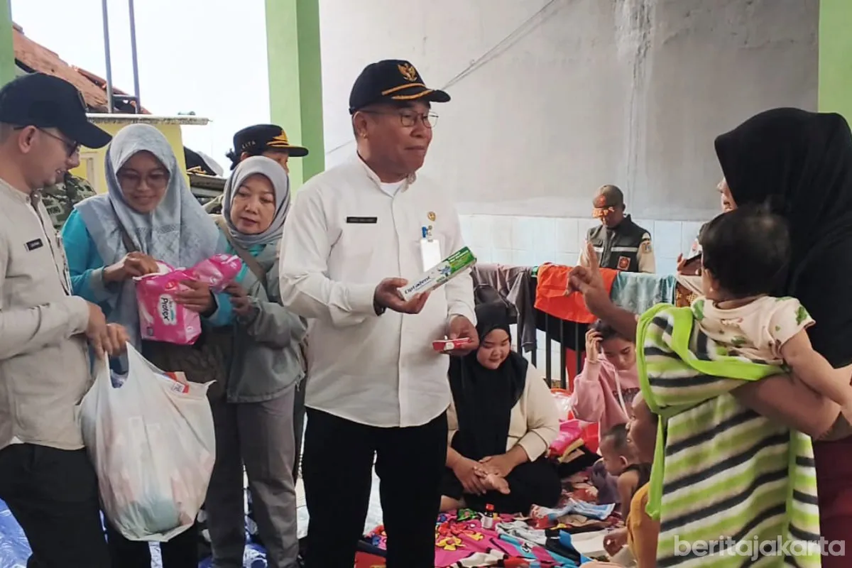 Penanganan Pengungsi Genangan di Kedoya Selatan Berjalan Lancar