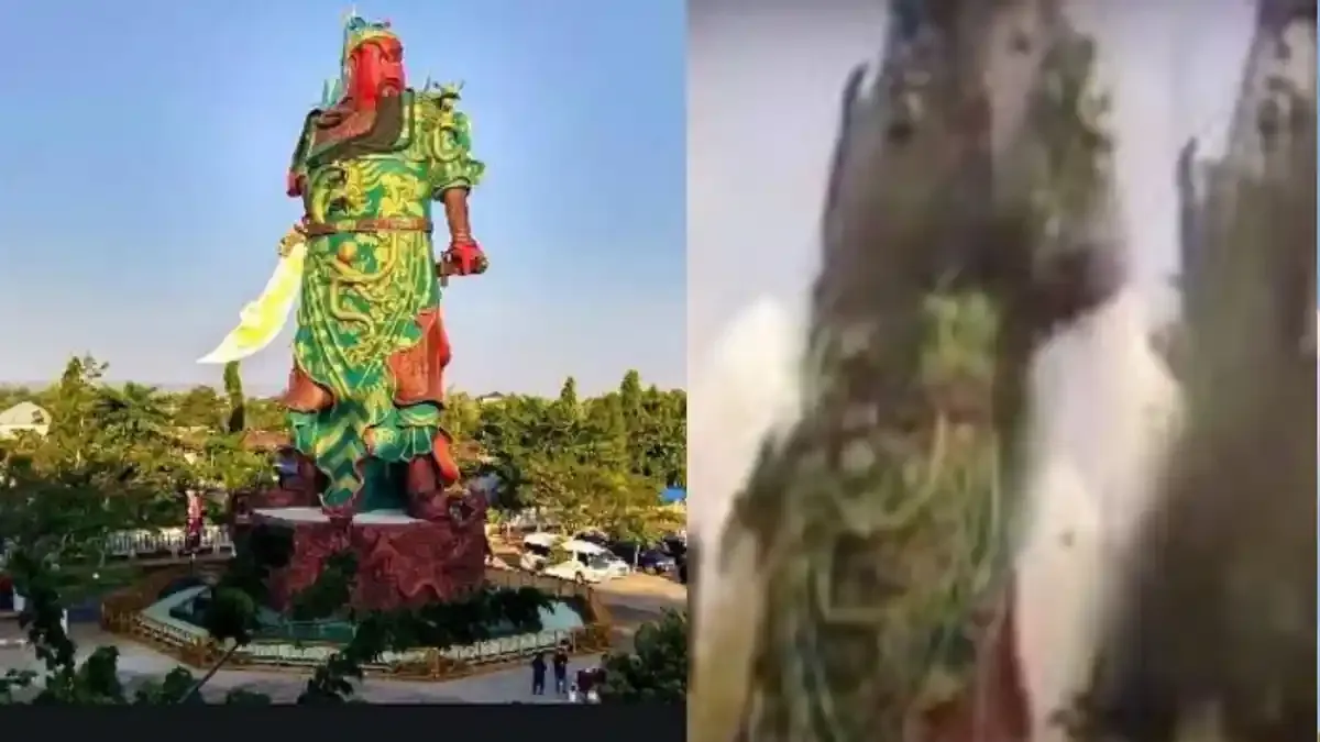 Robohnya Patung Raksasa Kong Co Kwan Sing di Tuban: Lima Fakta Penting