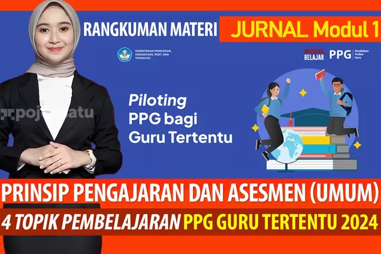 Ketentuan Jurnal Pembelajaran PPG Guru Tertentu 2024: Format PDF dan Panduan Sampul Modul 1