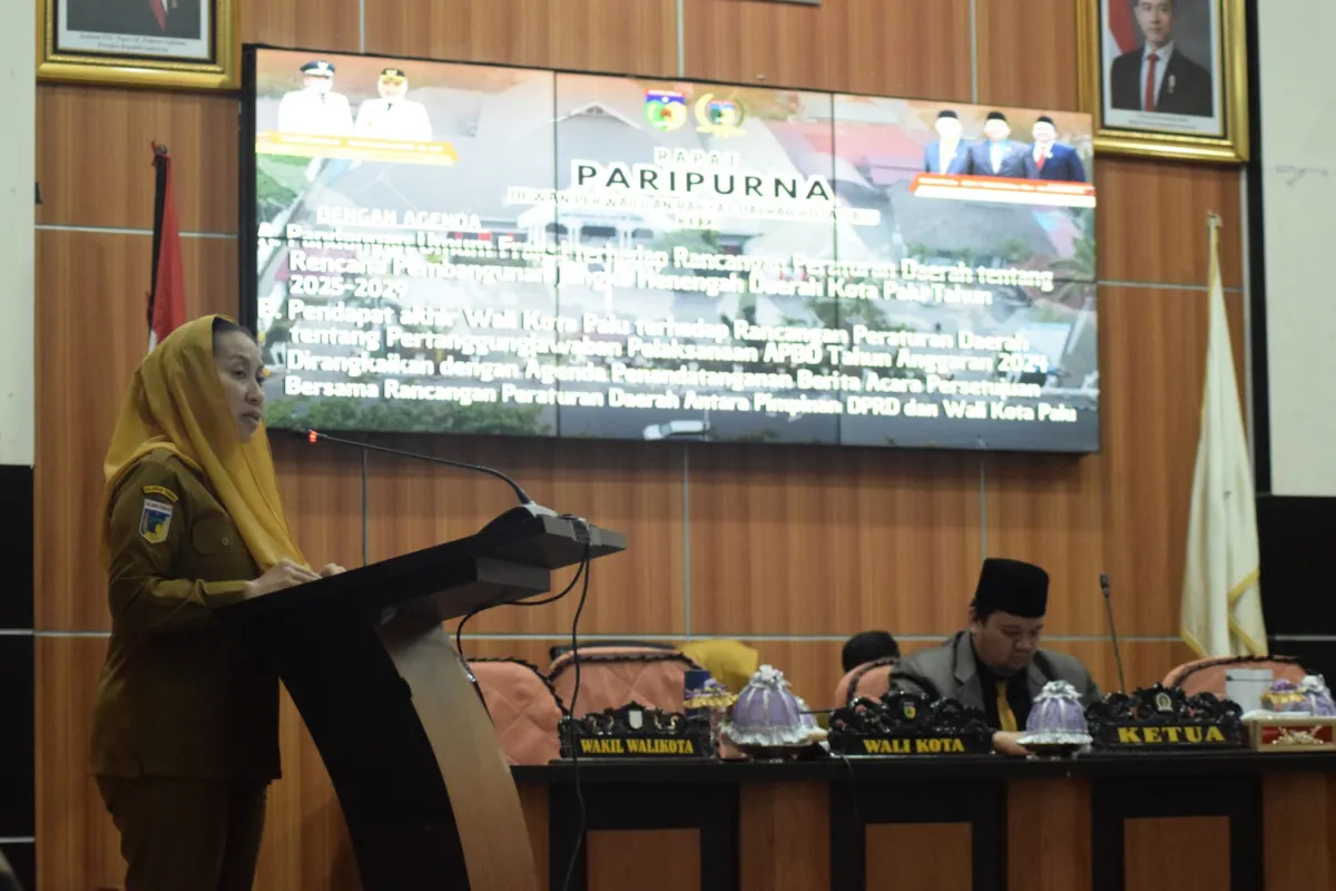 Wakil Wali Kota Palu Bahas Dua Ranperda dalam Rapat Paripurna