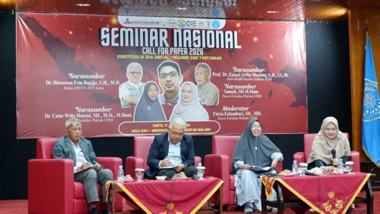 Seminar FH UMM Bahas Konstitusi sebagai Pembatas Kekuasaan di Era Digital