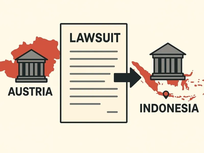 PN Ngabang Sampaikan Dokumen Gugatan WNA Austria soal Tunjangan Keluarga di Pengadilan Wina