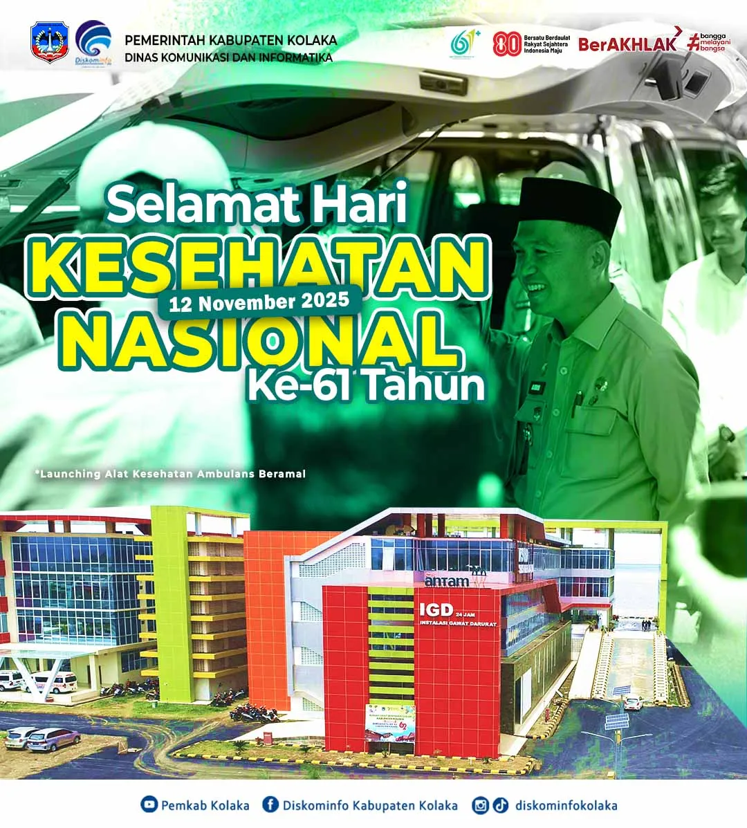 Hari Kesehatan Nasional ke-61: Menuju Generasi Sehat