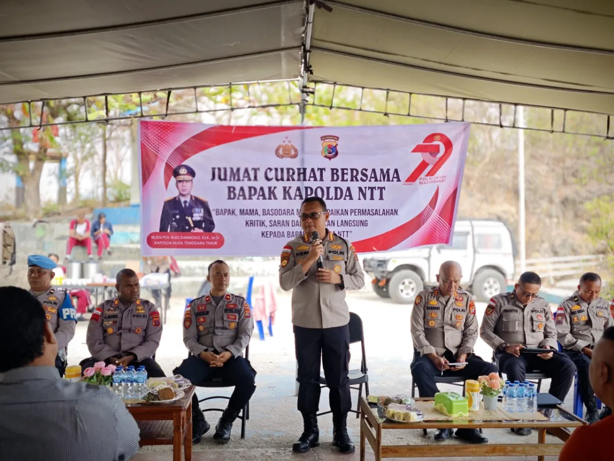 Jumat Curhat: Polri Dengar Aspirasi Warga di Kupang