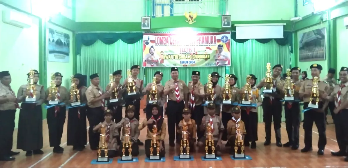 Kwarcab Grobogan Selenggarakan Lomba Cepat Tepat Pramuka 2024