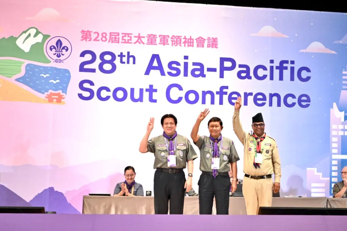 Konferensi Pramuka Asia-Pasifik ke-28 di Taiwan Tetapkan Ketua Komite Regional Baru