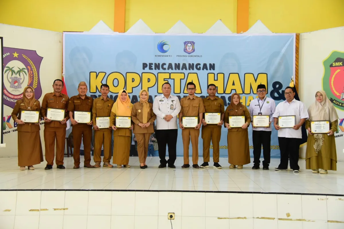 Dorong Generasi Muda, Wagub Gorontalo Luncurkan KOPPETA HAM