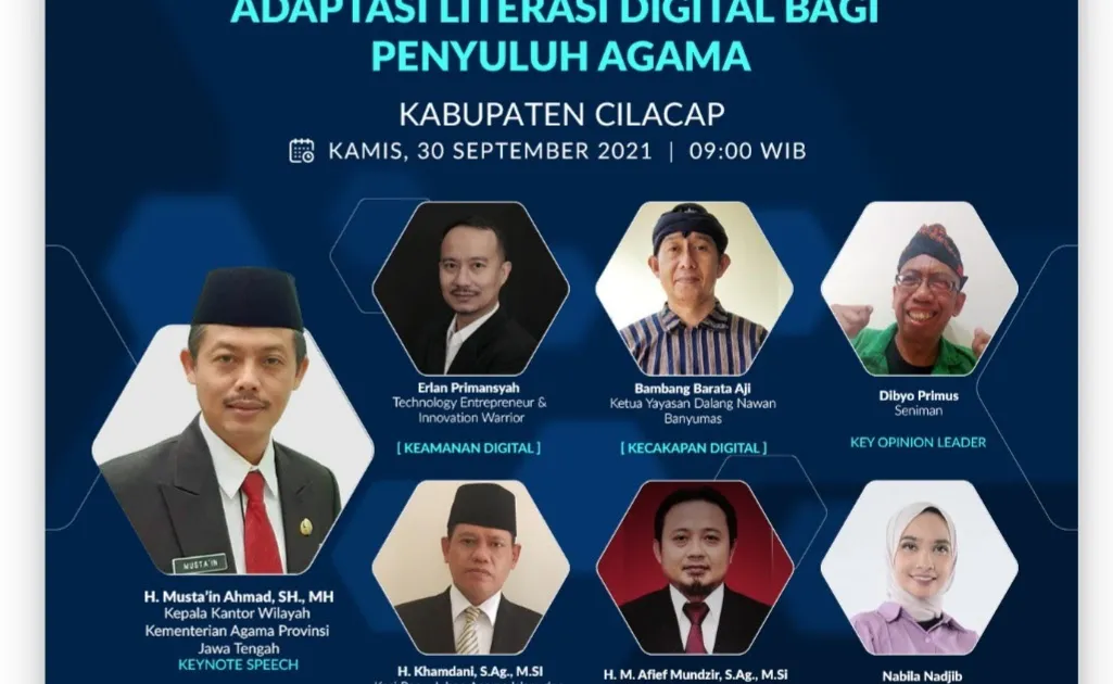 Webinar Literasi Digital di Cilacap Tekankan Etika Bermedia Sosial dan Jaga Martabat Manusia