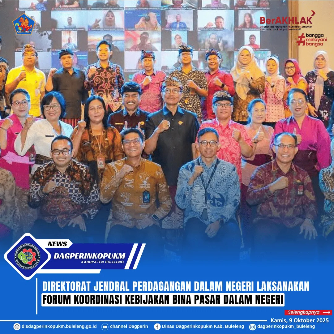 Ditjen Perdagangan Dalam Negeri Gelar Forum Koordinasi Bina Pasar, Buleleng Dorong Portal Data Rantai Pasok