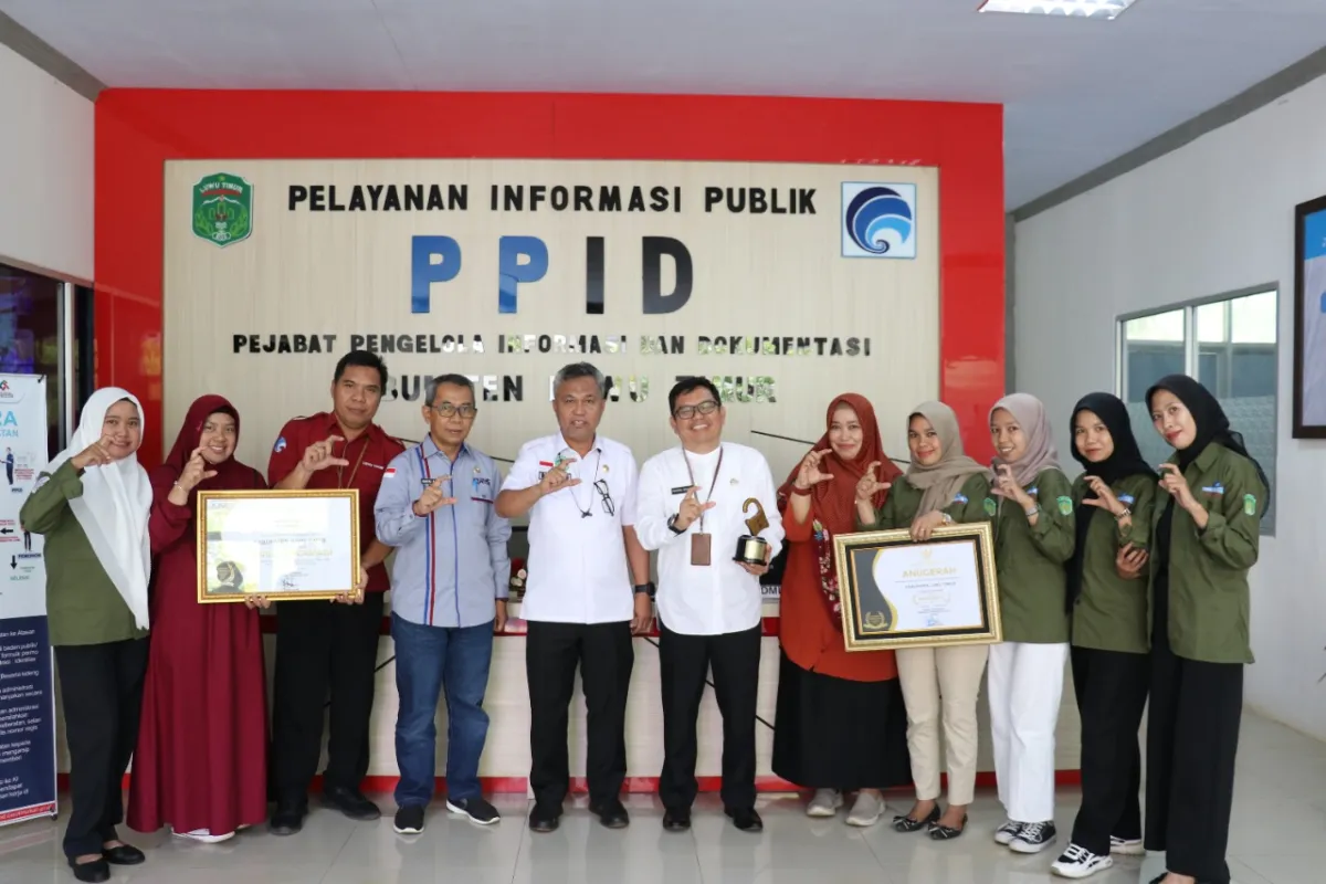 Bupati dan Sekda Luwu Timur Kunjungi Sekretariat PPID Utama
