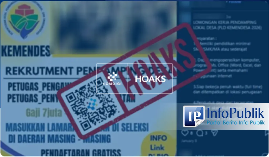 Kementerian Desa Tegaskan Tidak Ada Rekrutmen Pendamping Desa 2026