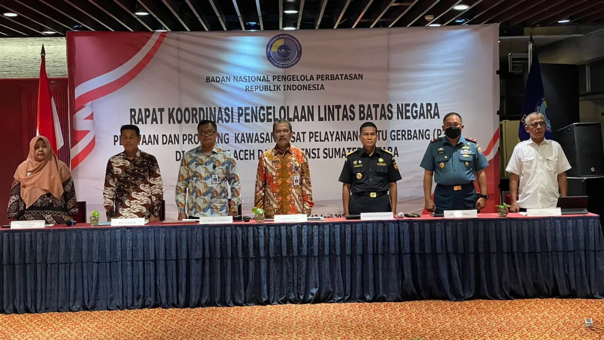 BNPP Memetakan Kondisi Pusat Pelayanan Pintu Gerbang di Aceh dan Sumut