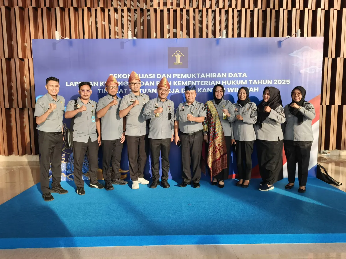 Kemenkum Gelar Rekonsiliasi dan Pemutakhiran Data Laporan Keuangan-BMN 2025, Kanwil Sumsel Ikut
