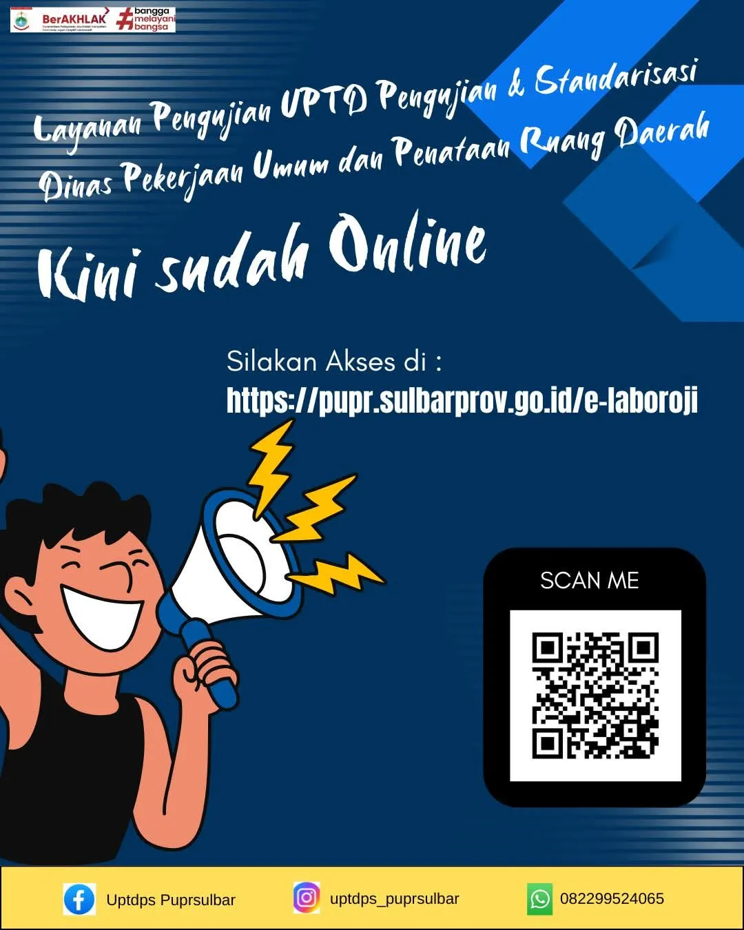 Dinas PUPR Sulawesi Barat Luncurkan Aplikasi e-Laboroji untuk Transformasi Digital Layanan Konstruksi