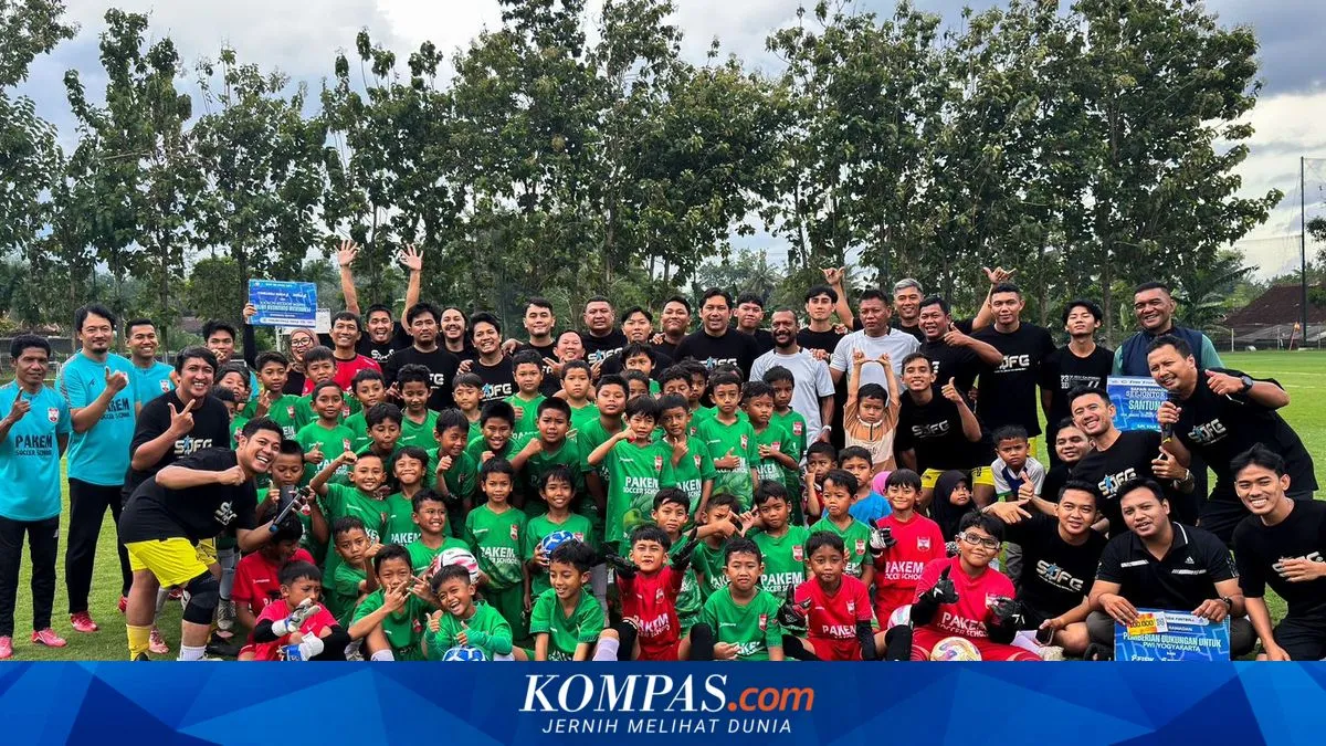 Pelatihan Sepak Bola Usia Dini dan Aksi Sosial di Yogyakarta