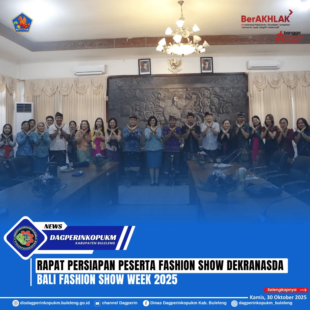 Rapat Persiapan Dekranasda Bali Fashion Week 2025 Digelar
