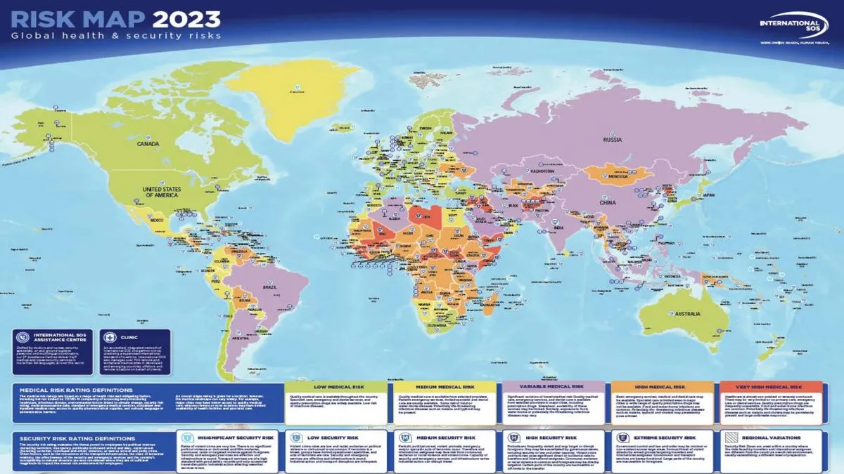 International SOS Rilis Peta Risiko 2023, Soroti Dampak Konflik dan Risiko Kesehatan Mental Global