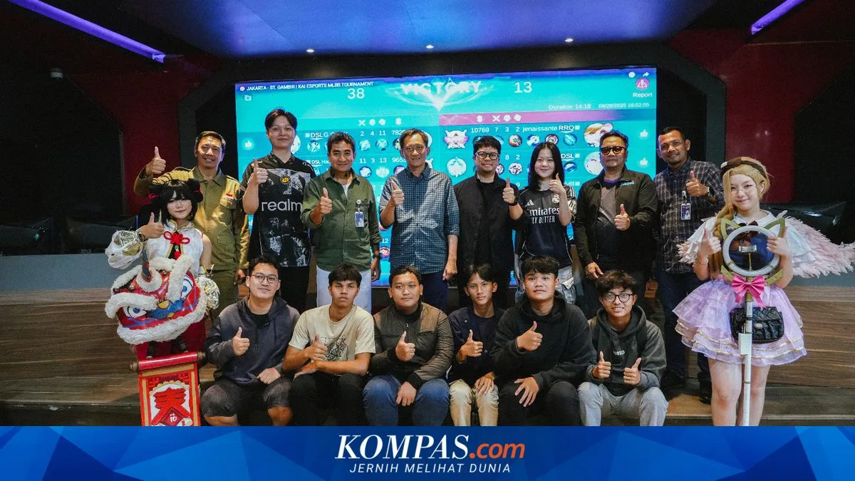 KAI Resmikan E-Sport Center Pertama di Stasiun Gambir untuk Rayakan HUT ke-80