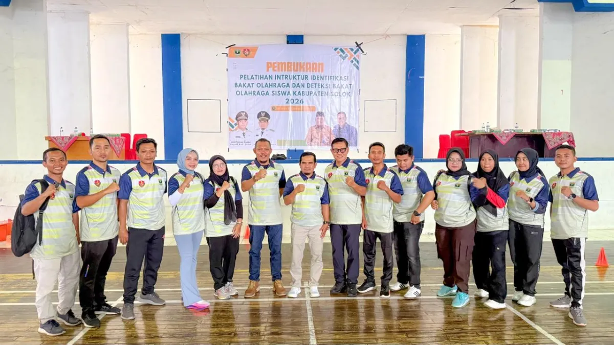 Pemkab Solok Buka Pelatihan Instruktur Deteksi Bakat Olahraga Siswa 2026