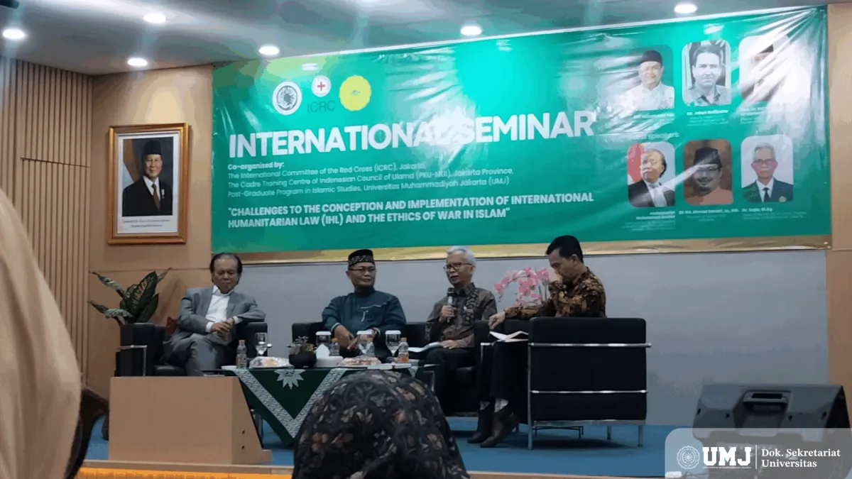 FAI UMJ Selenggarakan Seminar Internasional tentang Hukum dan Etika Perang Islam