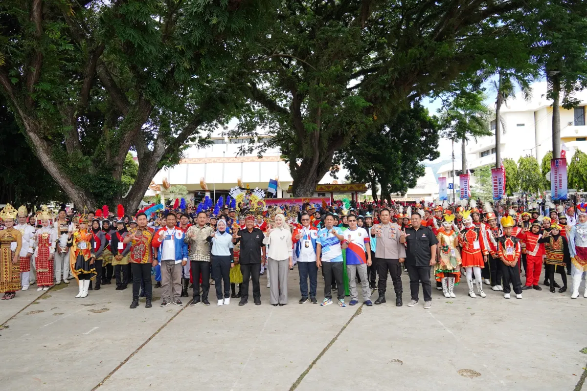 Gita Praja Saburai Lampung Sabet Juara Umum Kejurnas Marching Band 2025