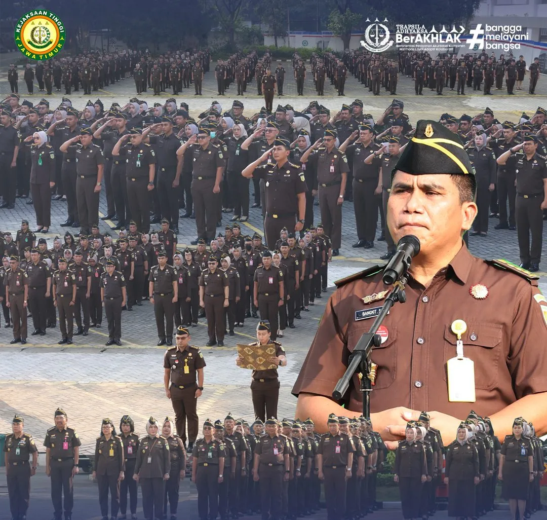 Asdatun Kejati Jatim Bangkit Sormin Tekankan Integritas dan Profesionalisme dalam Apel Pagi