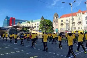 Polresta Manado Gelar Olahraga Pagi dan Latihan Bela Diri untuk Personel