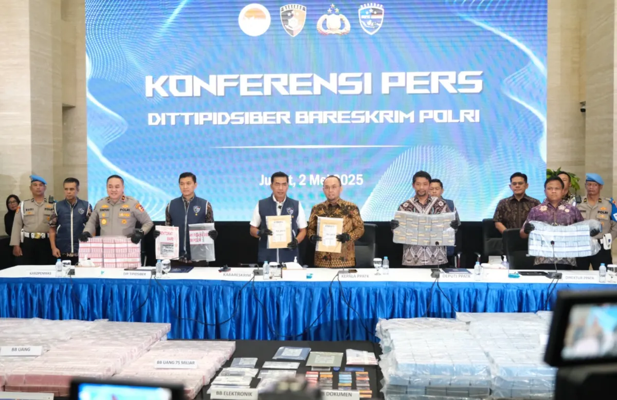 PPATK dan Polri Ungkap Jaringan Judi Online H55 HIWIN dengan Total Dana Sitaan Lebih dari Rp14 Miliar