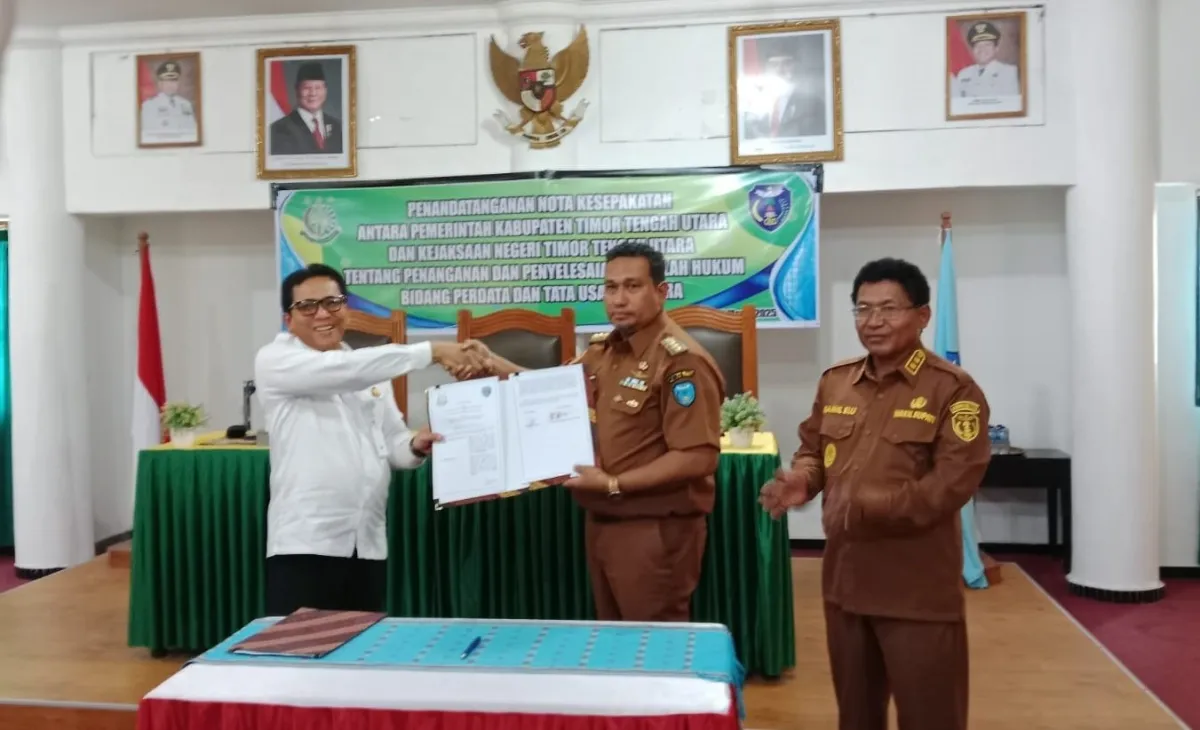 Pemda TTU dan Kejaksaan Sepakati Penanganan Masalah Hukum Perdata dan TUN