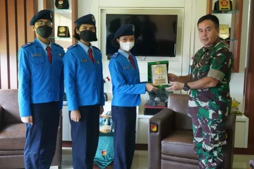Pangdam XIII/Merdeka Terima Audiensi Siswa SMA Taruna Nusantara
