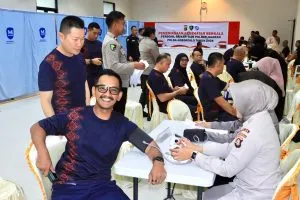 Polda Gorontalo Gelar Rikkes Berkala untuk Jaga Kesehatan Personel