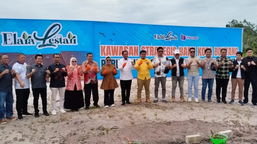 Peletakan Batu Pertama Perumahan Elara Lestari Dukung Bontang Sebagai Kota Masa Depan