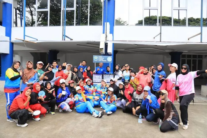 Dispora-BNN Kota Tangerang Edukasi Bahaya Narkoba Lewat Senam Sehat Rutin