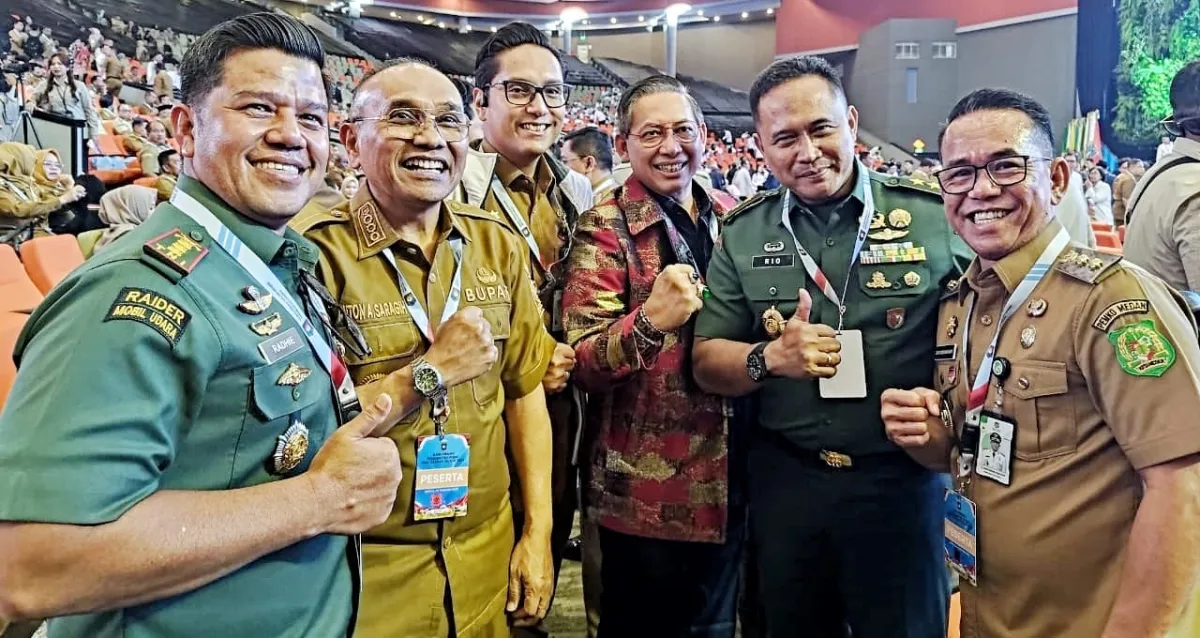 Bupati dan Wakil Bupati Simalungun Bersama Forkopimda Hadiri Rakornas, Dukung Percepatan Program Strategis Nasional