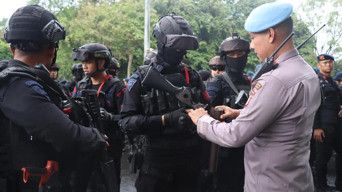 Polri Kerahkan 938 Personel Amankan Aksi Demo Buruh di Jakarta Pusat
