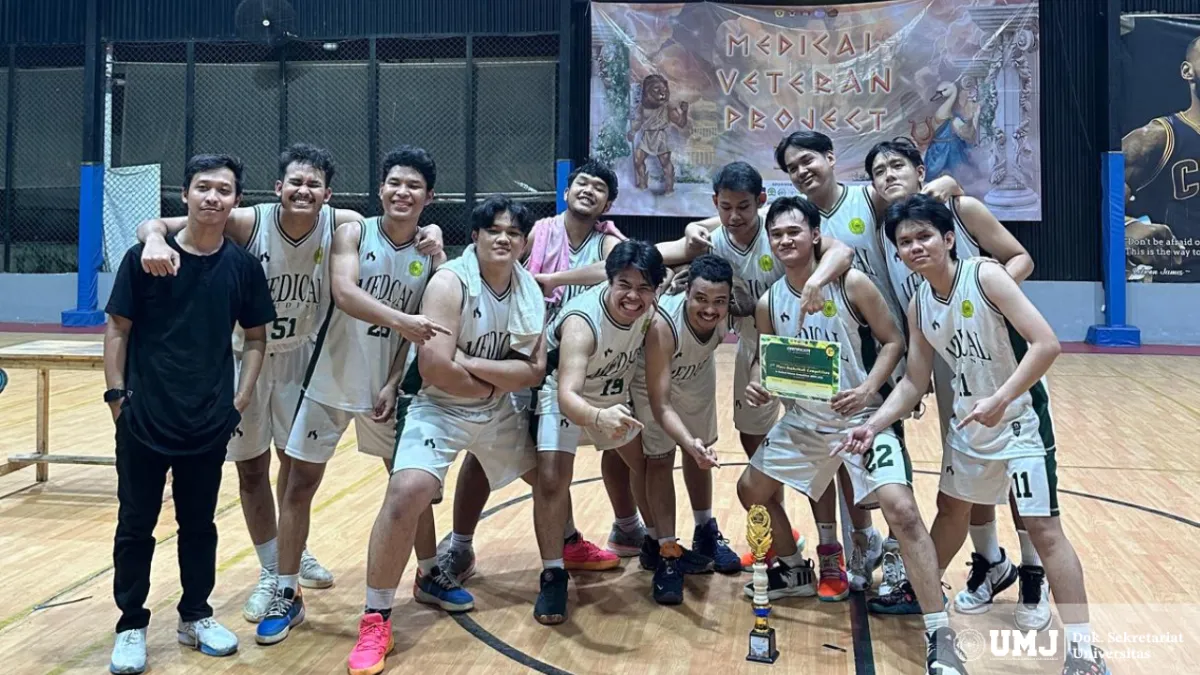 Tim Basket FKK UMJ Raih Juara 2 di Medical Veteran Competition 2025