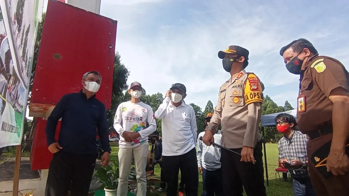 Bank Sulselbar Mulai Penataan RTH Lapangan Merdeka Malili Lewat Program CSR