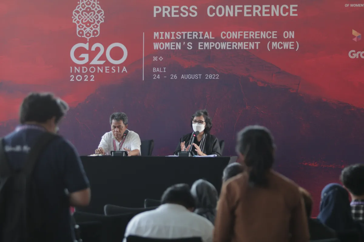 G20 MCWE di Bali Bahas Tiga Isu Utama Pemberdayaan Perempuan