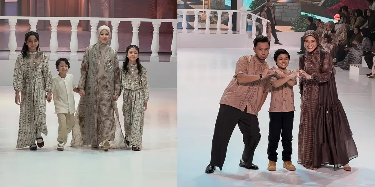 Fashion Show Zaskia dan Shireen Sungkar Dihiasi Selebriti Terkenal