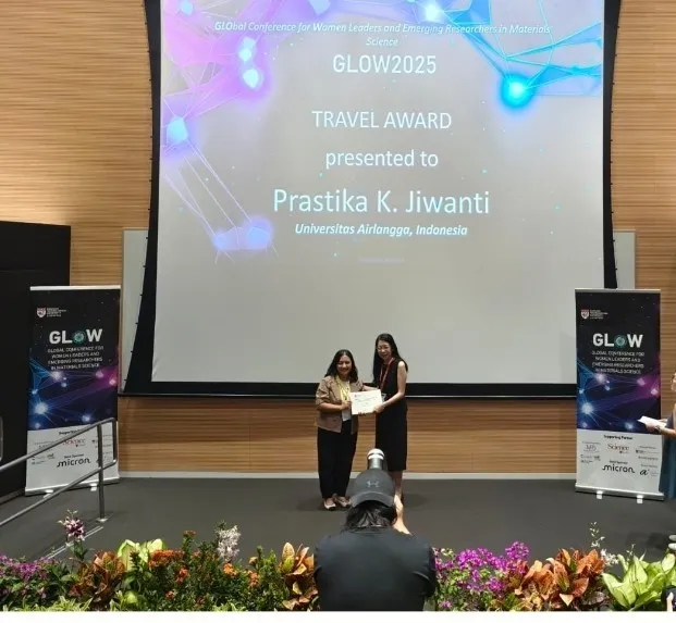 Prastika Krisma Jiwanti Dapatkan Travel Award GLOW 2025, Dukung Peran Wanita di Material Sains