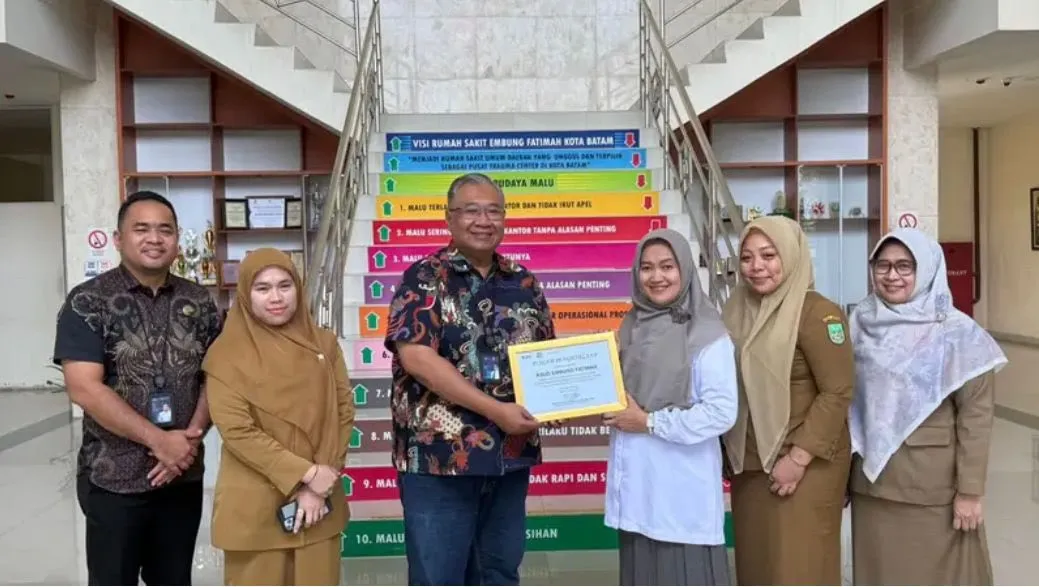 RSUD Embung Fatimah Terima Penghargaan Pelayanan Terbaik dari Jasa Raharja