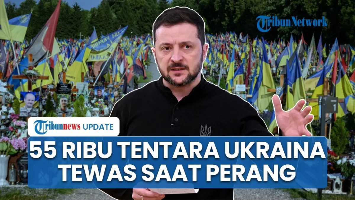 Zelenskyy Ungkap 55 Ribu Tentara Ukraina Tewas Selama Empat Tahun Perang