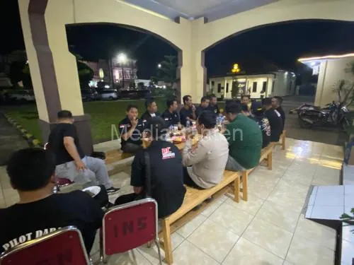 Kapolsek Cikande Jalin Kerja Sama dengan Komunitas Pengemudi Online