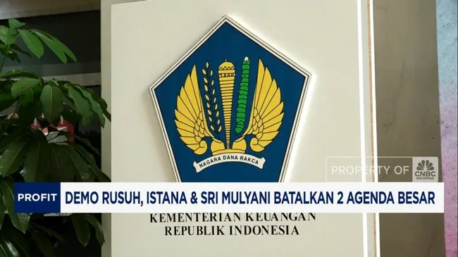 Demo Rusuh, Istana dan Sri Mulyani Batalkan Dua Agenda Utama