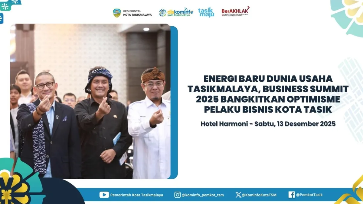 KADIN Tasikmalaya Gelar Business Summit 2025, Dorong Daya Saing UMKM dan Dunia Usaha