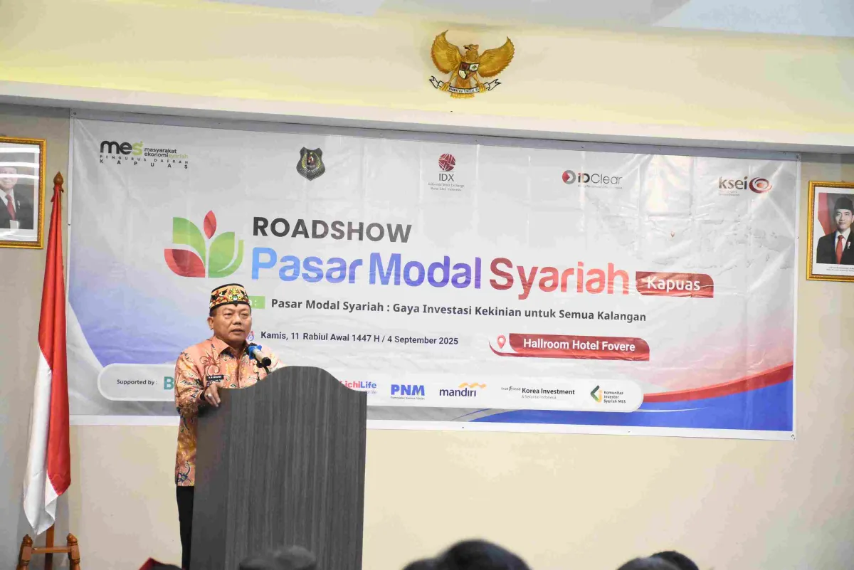 Bupati Kapuas Luncurkan Roadshow Pasar Modal Syariah 2025